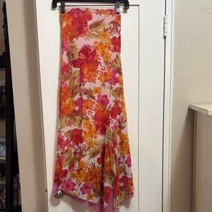 Sweet Pea Asymmetrical Floral Dress
